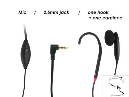 Geemarc CL HOOK 5 - induction loop / earhook with microphone and ...