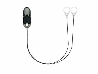 Unsichtbares Doppel-Halteband für Soundprozessoren und Hörgeräte - Schwarz