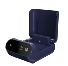 Trockenstation UV SoundLink AID500 UV für wiederaufladbare Hörgeräte – dunkelblau