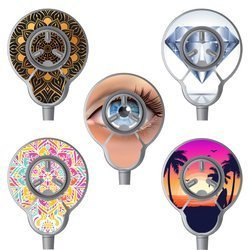 Skins für Cochlear Nucleus 7 / 8 Spule - Set 4