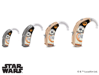 Universal skins für Hörgeräten - Lucasfilm Star Wars - BB8