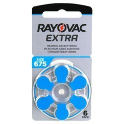 Batterien Rayovac Extra Advanced 675 - blister (6 Stück)