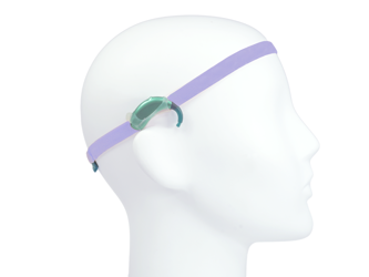 EasyFlex ULTRA Stirnband für Hörgeräte und/oder Soundprozessoren / Implantate - Violett
