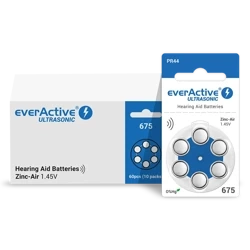 Batterien everActive ULTRASONIC 675 - box (60 Stück)