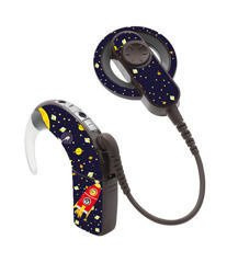 Skins / stickers for Nucleus 6 audio processor - rocket