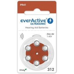 Batteries everActive ULTRASONIC - type 312 MF (PR41) blister (6 pcs) 