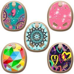 Skins / stickers for Cochlear Kanso audio processor - set 2