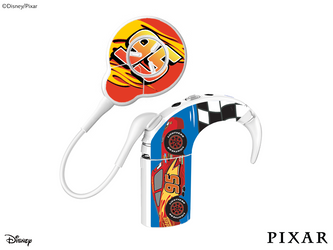 Cochlear Nucleus 7 sound processor skins / stickers - Pixar  Cars - McQueen