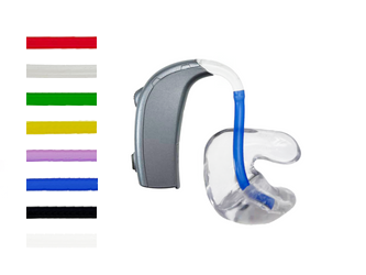 Colored hearing aid tube 3,1 mm (7 colors)