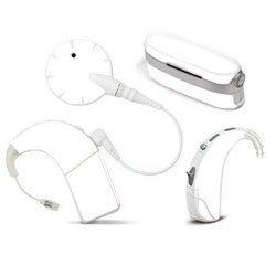 Skins / stickers for AB Naida / Naptun audio processor - white