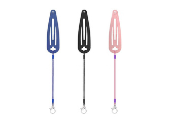 Hairpin hook with clasp for the bumper / protective case for the MED-EL Rondo 3 audio processor