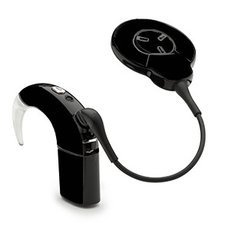 Skins / stickers for Cochlear Nucleus 7 audio processor - black