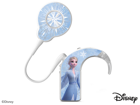 Cochlear Nucleus 8 sound processor skins / stickers - Disney Frozen - Elsa