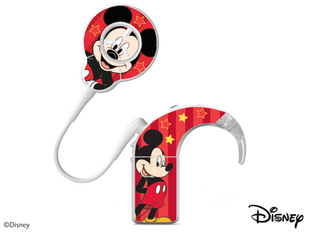 Cochlear Nucleus 8 sound processor skins / stickers - Disney Mickey - Mickey