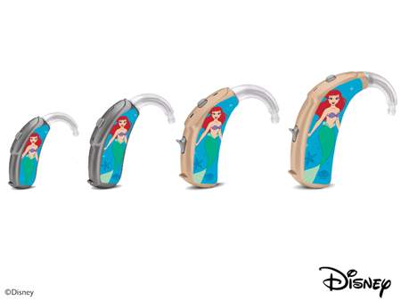 Hearing aid skin / stickers - Disney Little Mermaid - Ariel