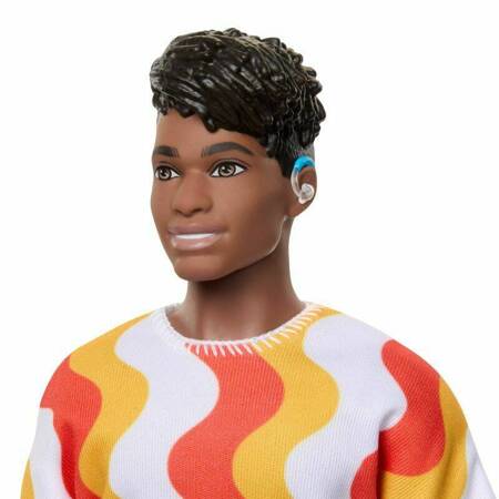 Ken doll with hearing aids