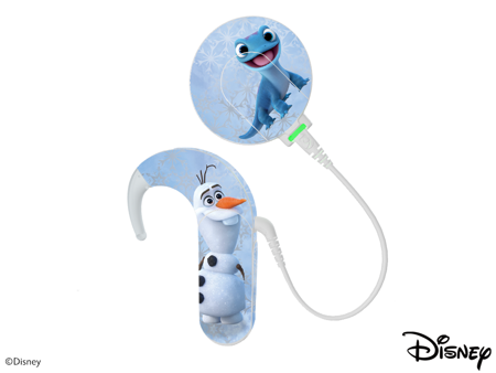 MED-EL Sonnet 1/2 audio processor skins / stickers - Disney Frozen - Olaf