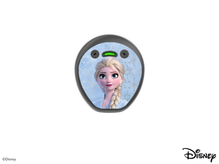 Skins / stickers for Cochlear Kanso 2 audio processor - Disney Frozen - Elsa