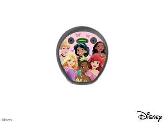 Adhesivo decorativo / skin para procesador de audio Cochlear Kanso 2 - Disney Princesas