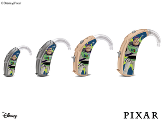 Adhesivo decorativo / skin universal para audífonos - Disney Toy Story - Buzz Astral