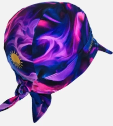 Gorro UV Nammu para nadar para procesadores de audio / implantes - aurora boreal con visera