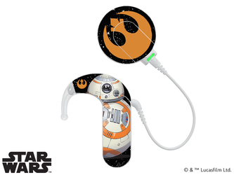Adhesivo decorativo / skin para procesador de audio MED-EL Sonnet 3 - Lucasfilm Star Wars - BB8