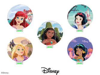 Adhesivo decorativo / skin para bobinas MED-EL DL - Disney Princesas