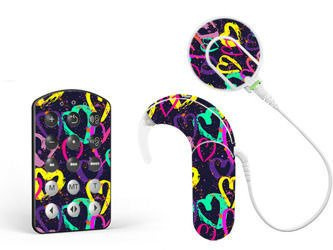 Adhesivo decorativo / skin para procesador de audio MED-EL Sonnet - copas