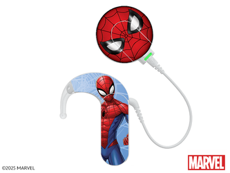 Adhesivo decorativo / skin para procesador de audio MED-EL Sonnet 3 - Marvel Spider-Man