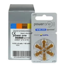 Pilas VARTA Power One 312 - caja (60 uds)