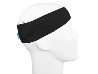 Bandeau de sport pour processeur audio / implants - noir