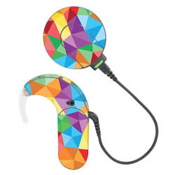 Skins pour l’audio processeur MED-EL Sonnet 1 / 2 - arc-en-ciel