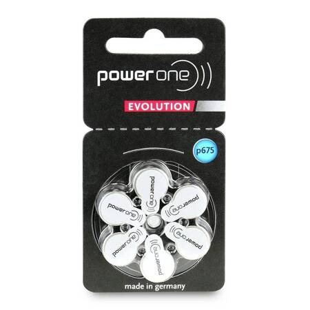 BatteriPiles pour appareil auditif VARTA Power One Evolution 675 / PR44 - 6 pièces