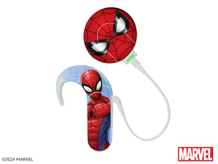 Skins pour l’audio processeur MED-EL Sonnet 1 / 2 - Marvel Spider-Man