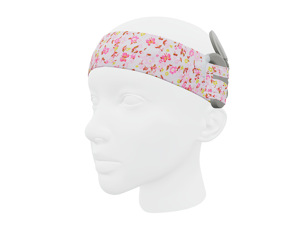 Sport-Stirnband für Soundprozessoren / Implantate - Schwarz