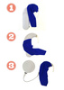 Ear Gear Cochlear M1 - funda con gancho para un procesador