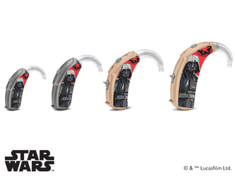 Skin universel pour appareils auditifs - Lucasfilm Star Wars - Darth Vader