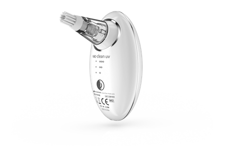 Flow-Med mini vacuum-cleaner for all hearing aids Vac-Clean UV