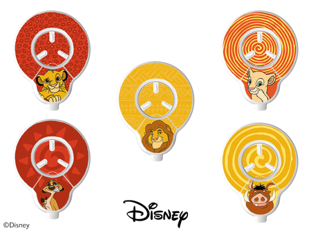 Adhesivo decorativo / skin para bobinas para procesador de audio Cochlear Nucleus 7 / 8 - Disney Lion King