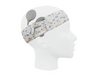 Bandeau universel pour processeurs audio / implants cochléaires - fleurs colorées