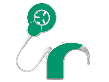 Adhesivo decorativo / skin para procesador de audio Cochlear Nucleus 8 - verde