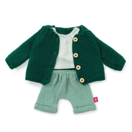 Conjunto pantalón verde muñeca 38 cm