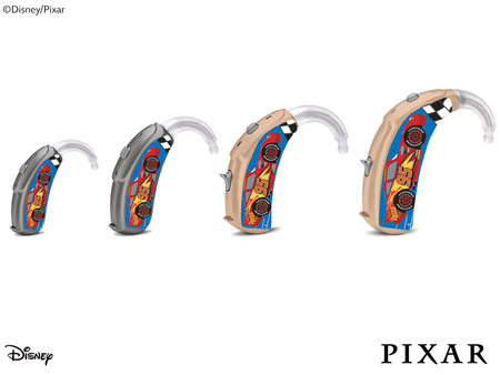 Hearing aid skin / stickers - Pixar Cars - McQueen