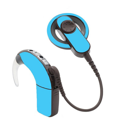 Adhesivo decoraivo / skin para procesador de audio Cochlear Nucleus 6 - azul