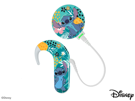 MED-EL Sonnet 1/2 audio processor skins / stickers - Disney Lilo&Stitch - Stitch