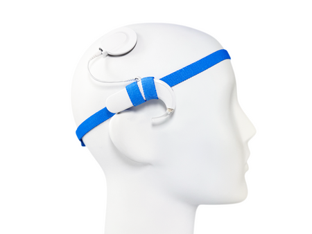 EasyFlex ULTRA headband for hearing aids and / or audio processor- azure