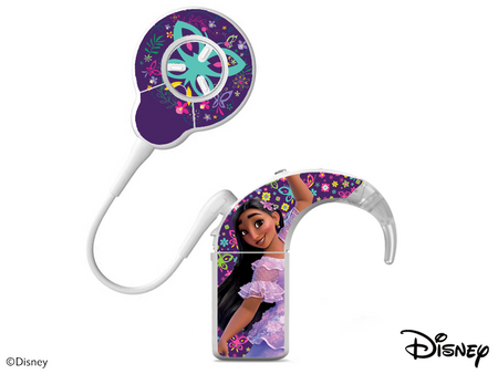 Cochlear Nucleus 8 sound processor skins / stickers - Disney Encanto - Isabela