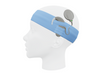 Bandeau universel pour processeurs audio / implants cochléaires - bleu clair