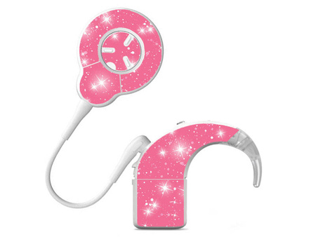 Adhesivo decorativo / skin para procesador de audio Cochlear Nucleus 8 - rosa