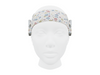 Universal cotton headband for sound processors - colourful flowers